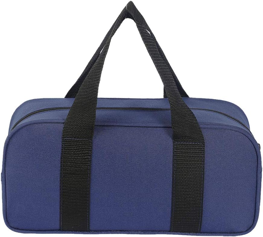 CACTIYE 2 PCS Tool Bag Organiser Muti-Purpose Wide Open Mouth Storage Bag for Home DIY & tools Storage, Black,blue - Image 5