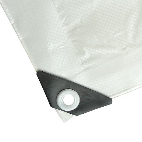 Abdeckplane 5x6m 200g/m² weiß