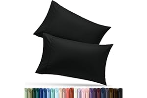 Utopia Bedding King Pillow Cases - 2 Pack - Envelope Closure - Soft Brushed Microfiber Fabric - Shrinkage and Fade Resistant 