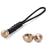TIMULTI Paracord Bead,Knife Lanyard Beads,Brass