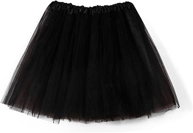 black short tutu skirt
