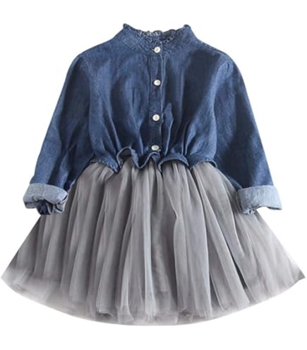 blue jean tutu dress Lamia halterneck dress in blue main image 0