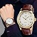 CIVO Mens Watches Luxury Waterproof Date Calendar Wrist Watches for Men Leather Stainless Steel Casual Business Dress Watch Fashion Classic Analogue Quartz Watch (2 Brown Leather Watch)