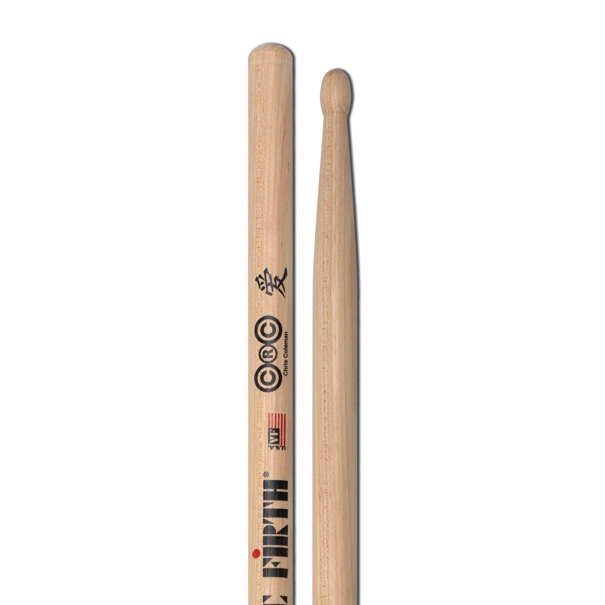 Vic FIrth - Signature Series Drumsticks - Chris Coleman - Wood Tip