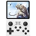Powkiddy RGB20S Handheld Retro Game Console with Built-in Games,3.5 Inch IPS Screen Game Player (128G 20000 Games White)