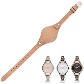 8mm Spring Bar Genuine Leather Watch Strap Replacement for Fossil ES3148 ES4119 ES4176 ES3262 ES3077