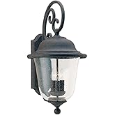 Seagull Lighting 8461-46 Trafalgar Three Light Outdoor Wall Lantern Oxidized Bronze Finish