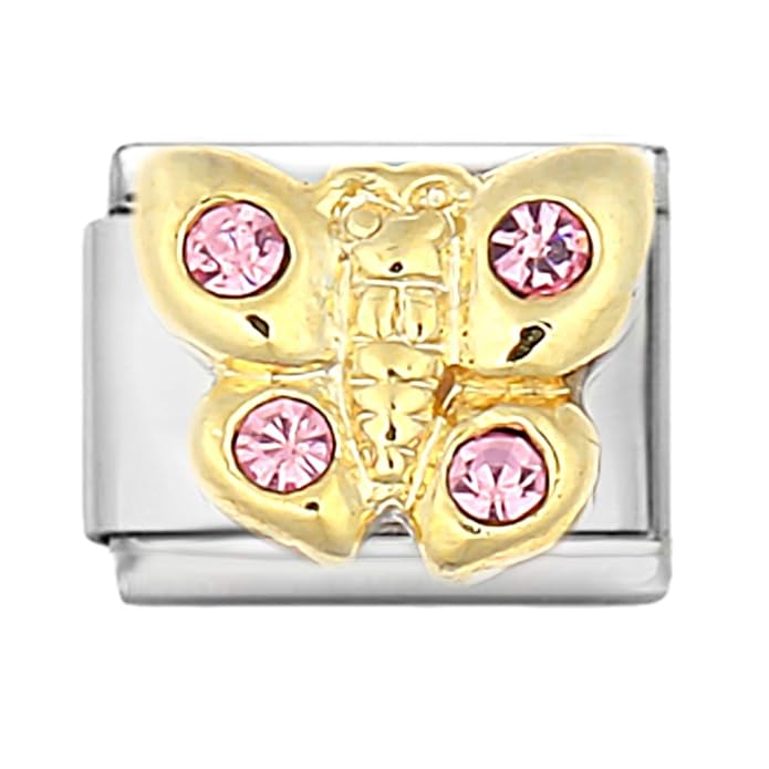 AKKi Italian Charms Armband Classic glieder Charm Italy Charm,Silber Edelstahl Links Kult modele Blume Tiere Herz für Basisar