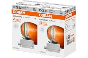 Osram 66340HBI Xenarc 35W D3S PK32D-5 4600K HID Xenon Light Bulb (2 Pack)