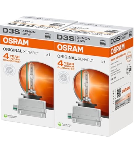 Amazon.com: Genuine Osram 66340 Xenarc 35W D3S PK32D-5 4600K HID