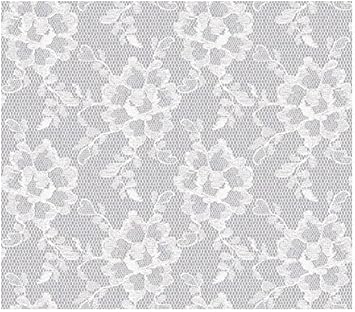 Amazon 貼ってはがせる 壁紙シール テンペーパー レース テキスチャー ホワイトチョコレート 壁紙