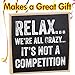 Relax We're All Crazy - Funny Office Decorations - Wooden Sign Wall Art - Little Signs with Sayings - Home Decor, Office Must Haves and Signs, Great Gift for Family and Friends