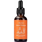 VEDA TINDA SCENT Sweet Orange Essential Oils, 100% Pure Nature Organic Orange Oil for Mood Lift, Refreshing, Clear Head with Diffuser, 1 fl oz 30ml
