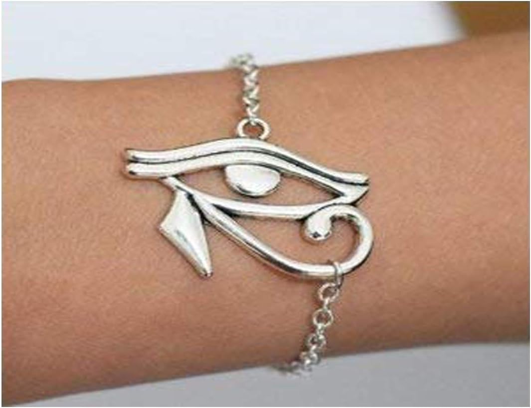 Egyptian Bracelet, Eye of Horus Charm Bracelet, Unique Bracelet Birthday Present, Gift, Bracelet Everyday Gift