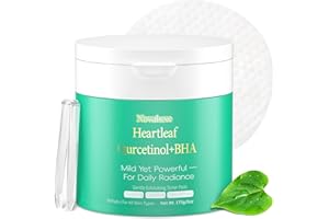 Novaluxe Zero Pore Pads, Facial Toner Pads for Exfoliating & Hydrating, Facial Peels, Heartleaf & BHA for All Skin Types,Non comedogenic, Christmas Gift, Korean Skin Care (70 Units)