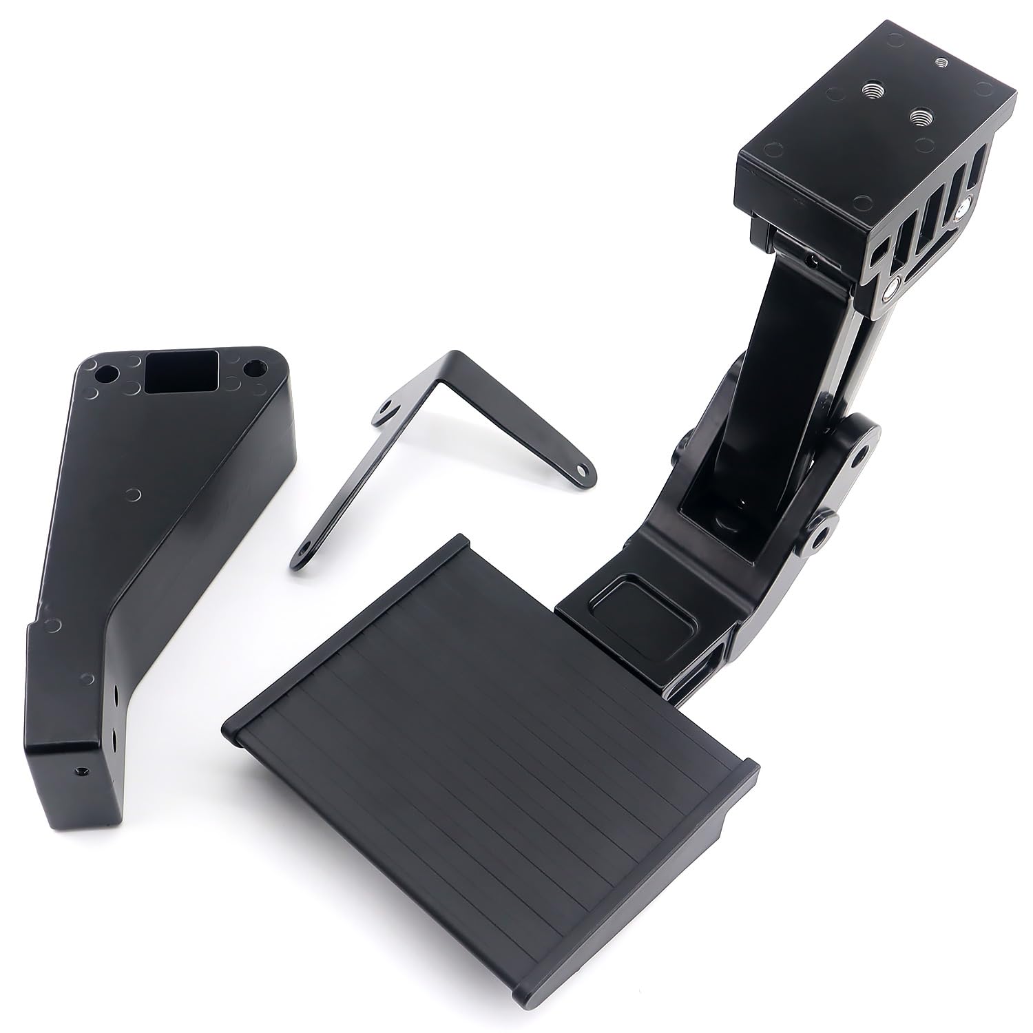 Photo 1 of 82214245AD Rear Bed Step Retractable Bumper Step for Truck with Dual Exhaust Compatible with 2014 2015 2016 2017 2018 Dodge Ram 1500 2500 3500
