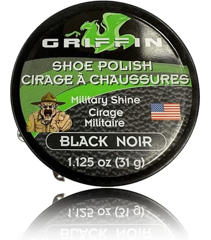 Amazon.com: Griffin Leather Shoe Polish Black 1.125oz Made