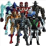 8pcs/set Real Steel PVC Action Figures Collectible Model Dolls Toys Kids Gifts KT477