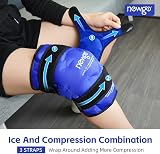 NEWGO XXXL Knee Ice Pack Wrap for Full Knee Coverage 28.3x12 in view 5
