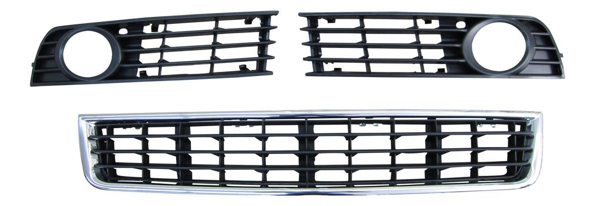 KVSERT Kühlergrill Abdeckung Schwarz - Für BMW E60 E61 Mit M-Sport Paket