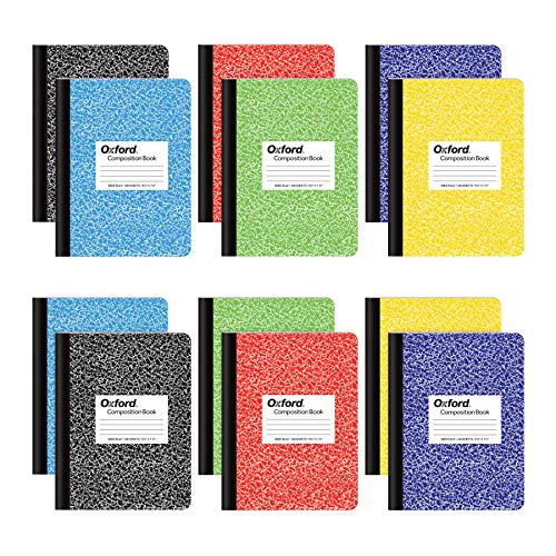 Oxford Composition Notebooks Wide Ruled Paper, 93/4x71/2" 100 Sheets
