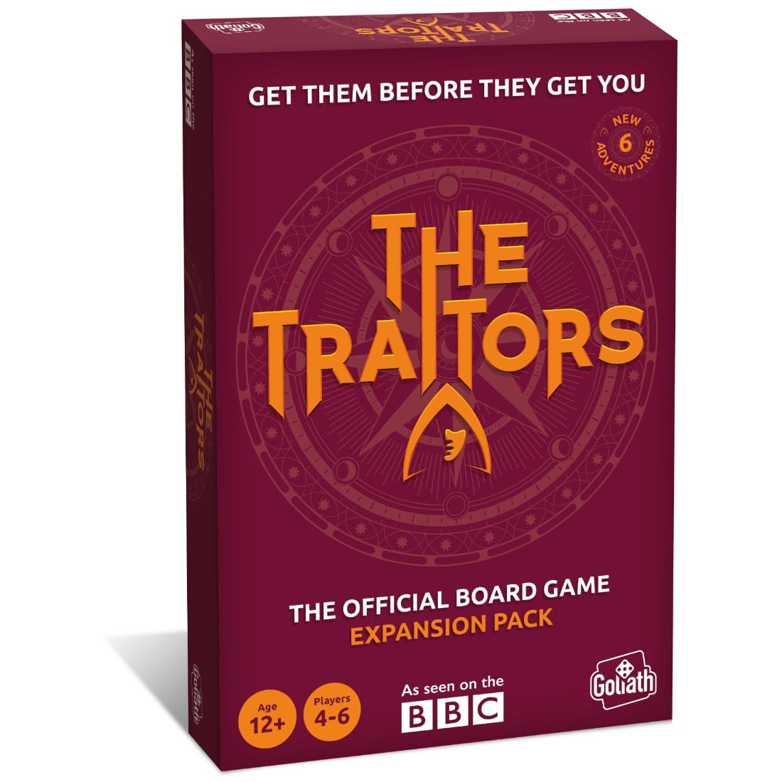 Goliath Games Presents: The Traitors - Official Board Game (Expansion Pack) | Based on the Hit BBC Show | 6 Thrilling New Adventures | For 4-6 Players | Ages 12+