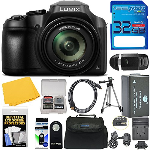 Panasonic Lumix DC-FZ80 Digital Camera 32GB SD Card Full Size