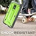 Galaxy S5 Active Case, SUPCASE Unicorn Beetle PRO Series Full-body Hybrid Case with Screen Protector (SM-G870A Water and Shock Resistant Version Smartphone) Green/Gray Dual Layer + Impact Resistant