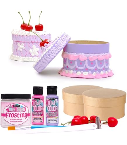 Amazon.com: Decoden Fake Cake Kit, Decorate a Heart Shaped Jewelry