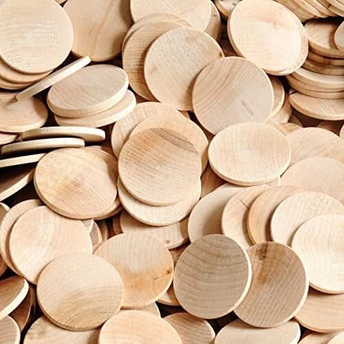 2 inch wooden discs