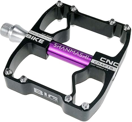 black and purple mtb
