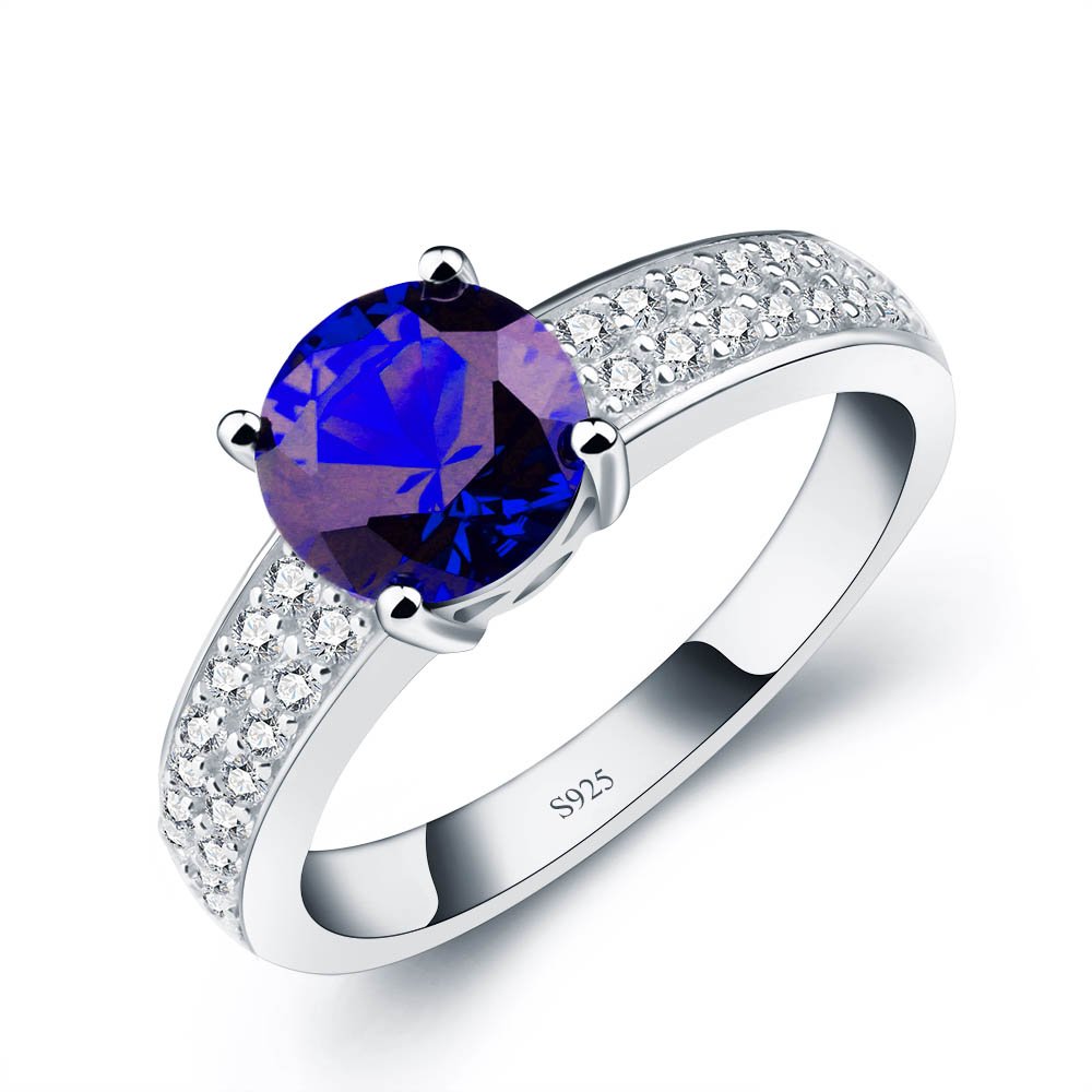 AANGG Women's 925 Sterling Silver Ring Diamond Ring Wedding Bands Engagement Gifts