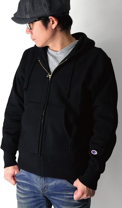 Amazon チャンピオン リバースウィーブ ジップスウェットパーカー C3 W103 メンズ アウトドア メンズ 通販