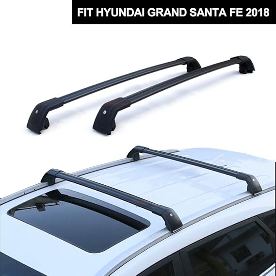 KPGDG Fits for Hyundai Santa Fe 2018 Lockable Cross Bars