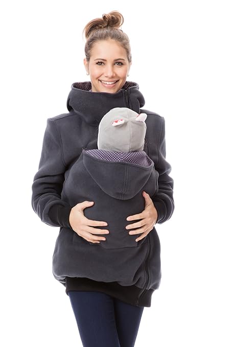 GoFuture Damen Tragejacke für Mama und Baby Känguru Klassiker Viva GF2301