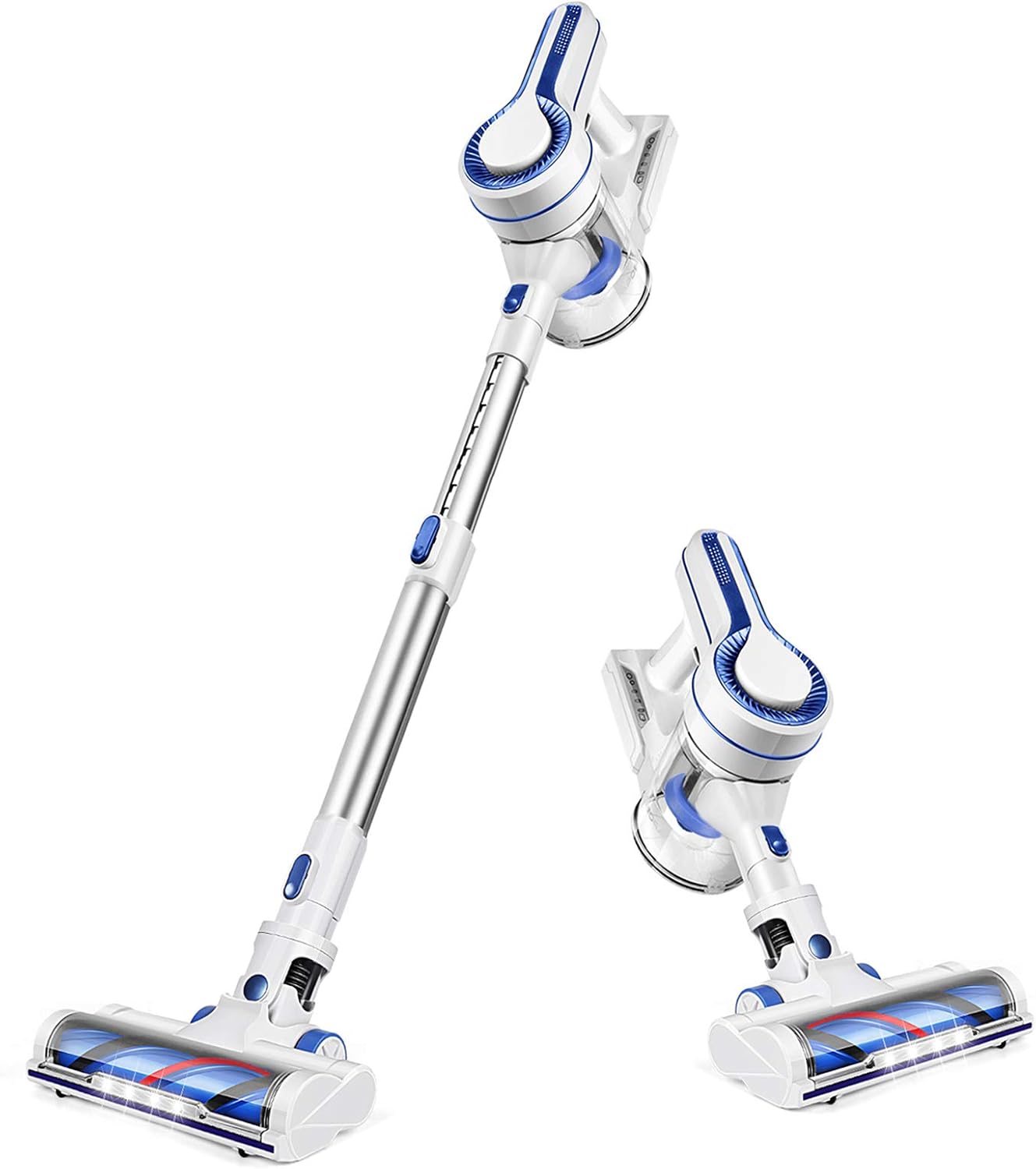 APOSEN Cordless Vacuum Cleaner, Upgraded Powerful Suction 4 in 1 Stick Vacuum Cleaner 35min-Running Detachable Battery, 1.2L Large-Capacity Dust Cup Vacuum Ideal for Hard Floor Carpet Pet Hair-H120 -