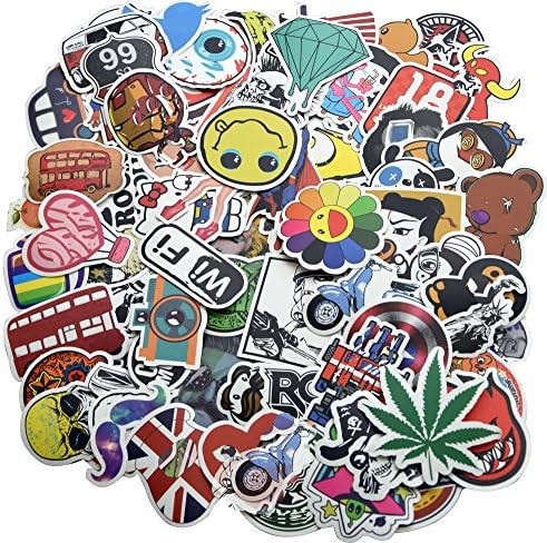 Skateboard Sticker Set, Stickers For Teens, 100 PCS