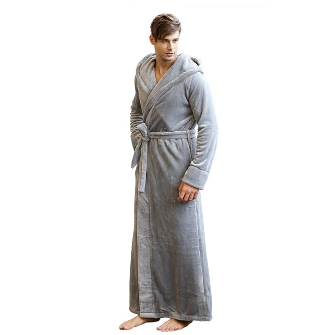 7 Veils Men And Women Microfleece Flannel Ultra Long Floor Length