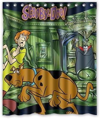 Amazon Com Tic Tac Curtains Unique Scooby Doo Custom Shower