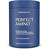 BodyHealth PerfectAmino, Essential Amino Acid with BCAAs + Lysine, Phenylalanine, Threonine, Methionine, Tryptophan, Supplement for Muscle Mass Production, Recovery & Strength (600 ct)