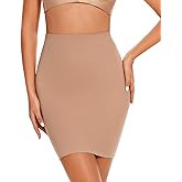 Ysabeloom Shapewear Half Slip for Women Under Dress Seamless Tummy Control Slip Skirt Body Shaper