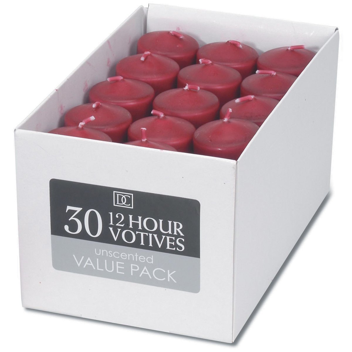 Dynamic Collections Unscented 12 Hour Votive Candles 1.4X1.8 30/Pkg