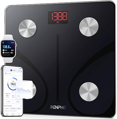 Bascula Grasa Corporal y Muscular con App, 13 Métricas, Elis 1