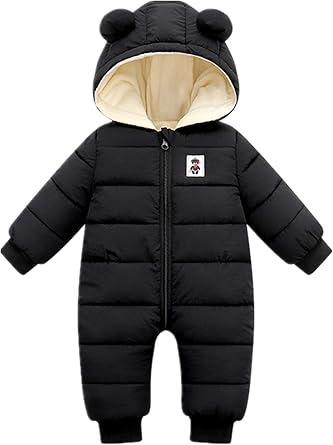 infant down snowsuit