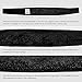 Dreamlover Wig Grip Band, Headband for Keeping Wigs in Place, Black, 2 Pieces