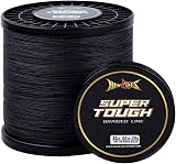 HERCULES 25lb 300yds Braided Fishing Line 4 Strands Black PE Braid