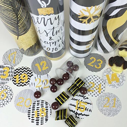 Advent Calendar with Lots of Pots of Liquorice by Cocoapod