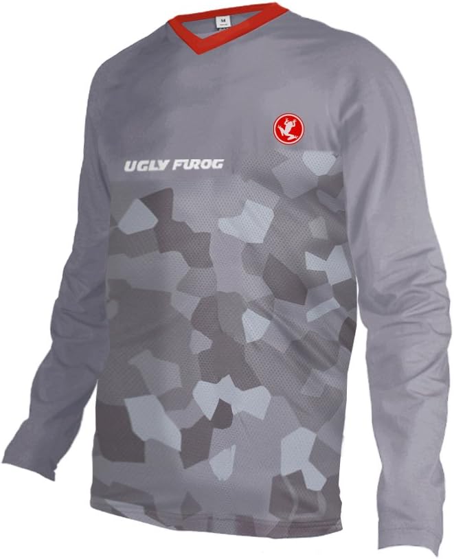 Uglyfrog UKHNEJ09 Bike Wear Mens Downhill Motocross Jersey Rage MTB Cycling Top Cycle Long Sleeve Spring Mountain Bike Shirt