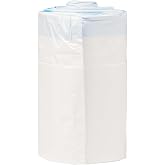 Medline Disposable Commode Liners with No Absorbent Pad Included, Economy Pack of 50 - Leak-Resistant, Odor-Free, and Hygienic Solution for Bedside and Bathroom Commodes