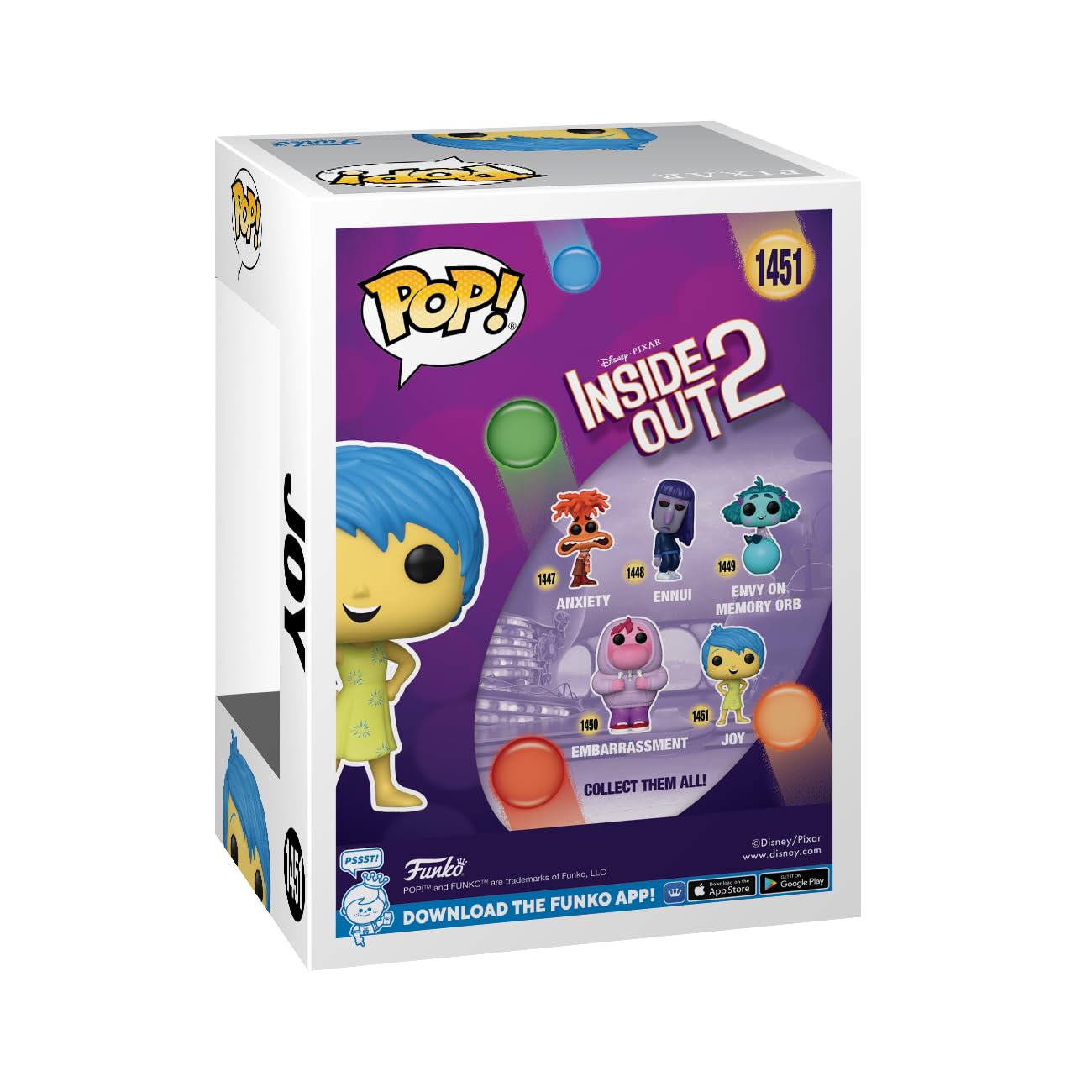 Funko POP! Disney: Inside Out 2- Joy - Collectable Vinyl Figure - Gift Idea - Official Merchandise - for Kids & Adults - Movies Fans - Model Figure for Collectors and Display